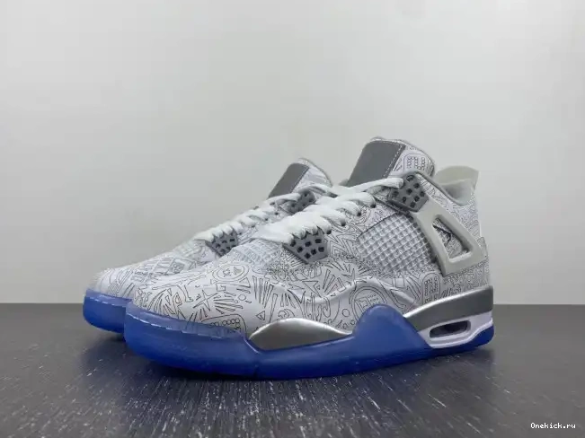 One Kick Jordan Laser 4 Anniversary Retro 30th 705333-105 0609